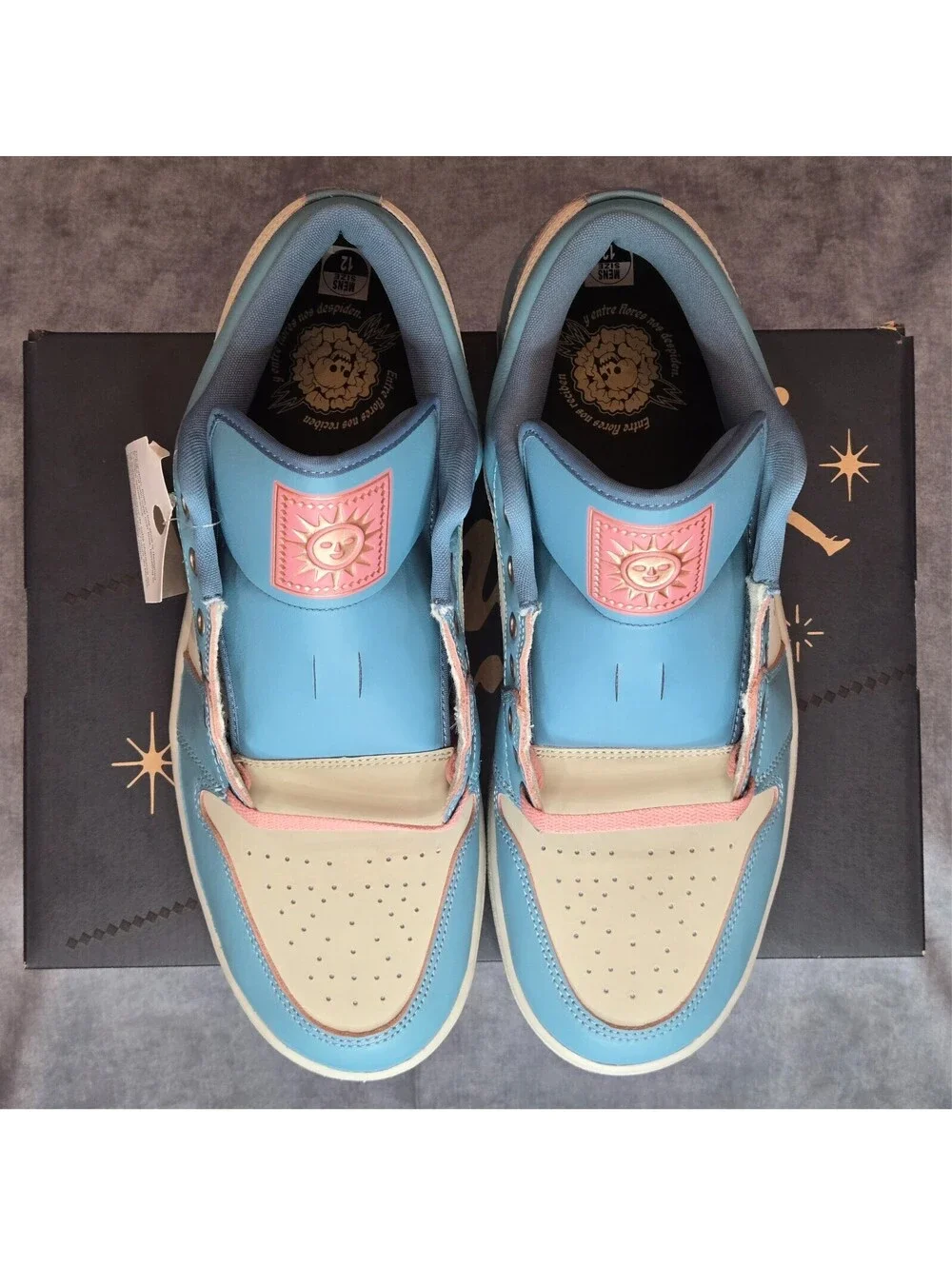 Air Jordan 1 Low Special Edition Somos Eternos, Turquoise (IM8120-464) Men's 12